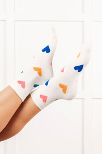 Hazel Blues® |  Woven Hearts Everyday Socks 3 Pack