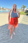 Hazel Blues® |  Wrapped In Summer Versatile Swim Cover in Orange