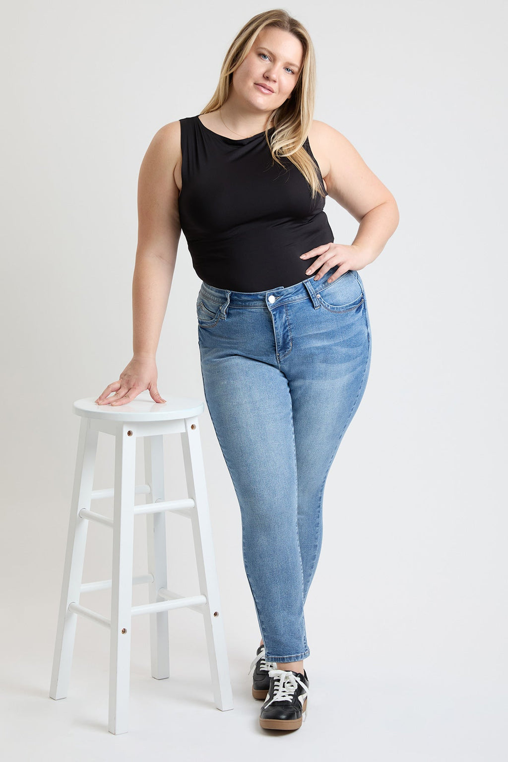 High-Rise Curve-Confidence Skinny Jeans