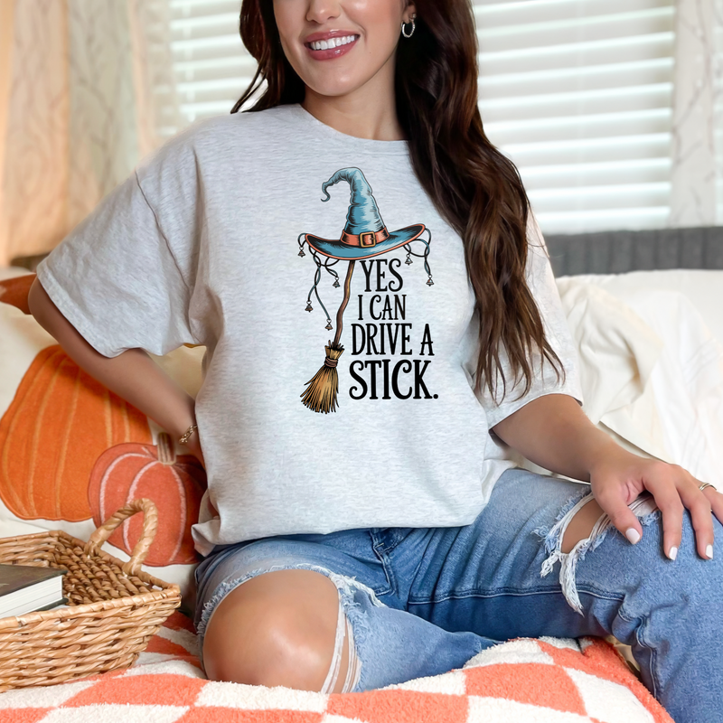 Hazel Blues® |  Yes I Can Drive a Stick Graphic Tee