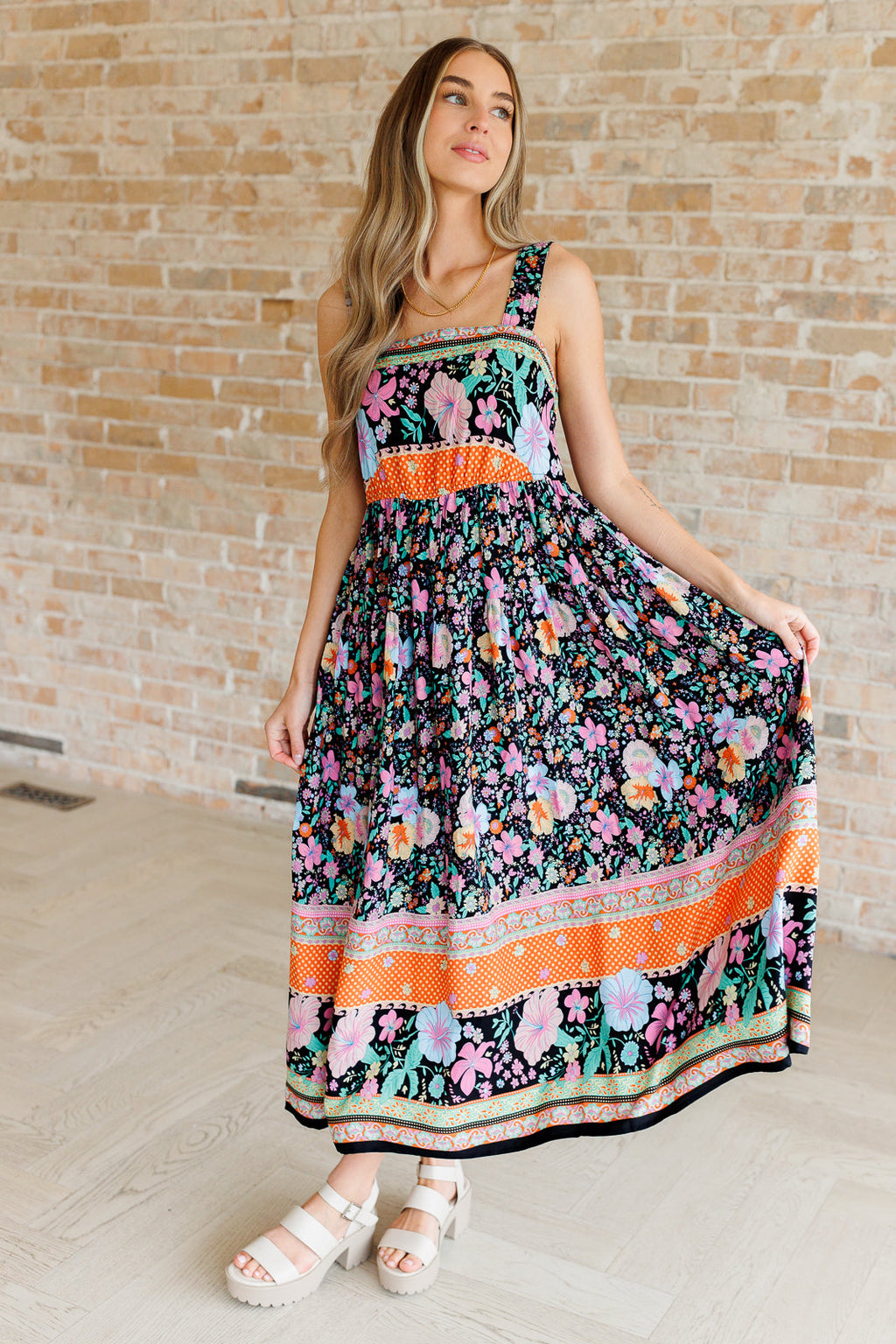 Hazel Blues® |  You Can Count On It Floral Summer Dress