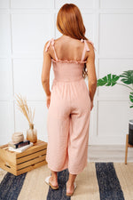 Hazel Blues® |  You Swoon, You Sigh Ruffle Neckline Jumpsuit