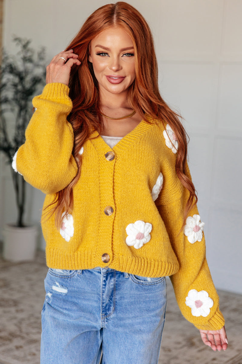 Hazel Blues® |  You're Enough Floral Cardigan