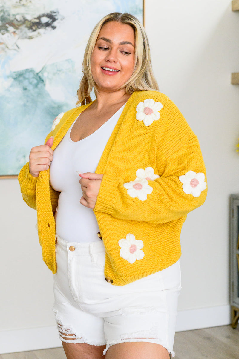 Hazel Blues® |  You're Enough Floral Cardigan