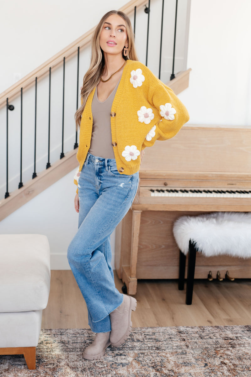 Hazel Blues® |  You're Enough Floral Cardigan