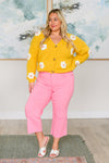 Hazel Blues® |  You're Enough Floral Cardigan