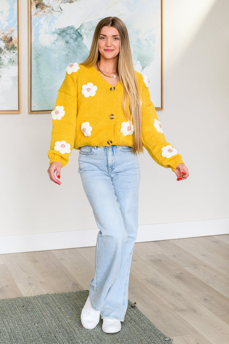 Hazel Blues® |  You're Enough Floral Cardigan