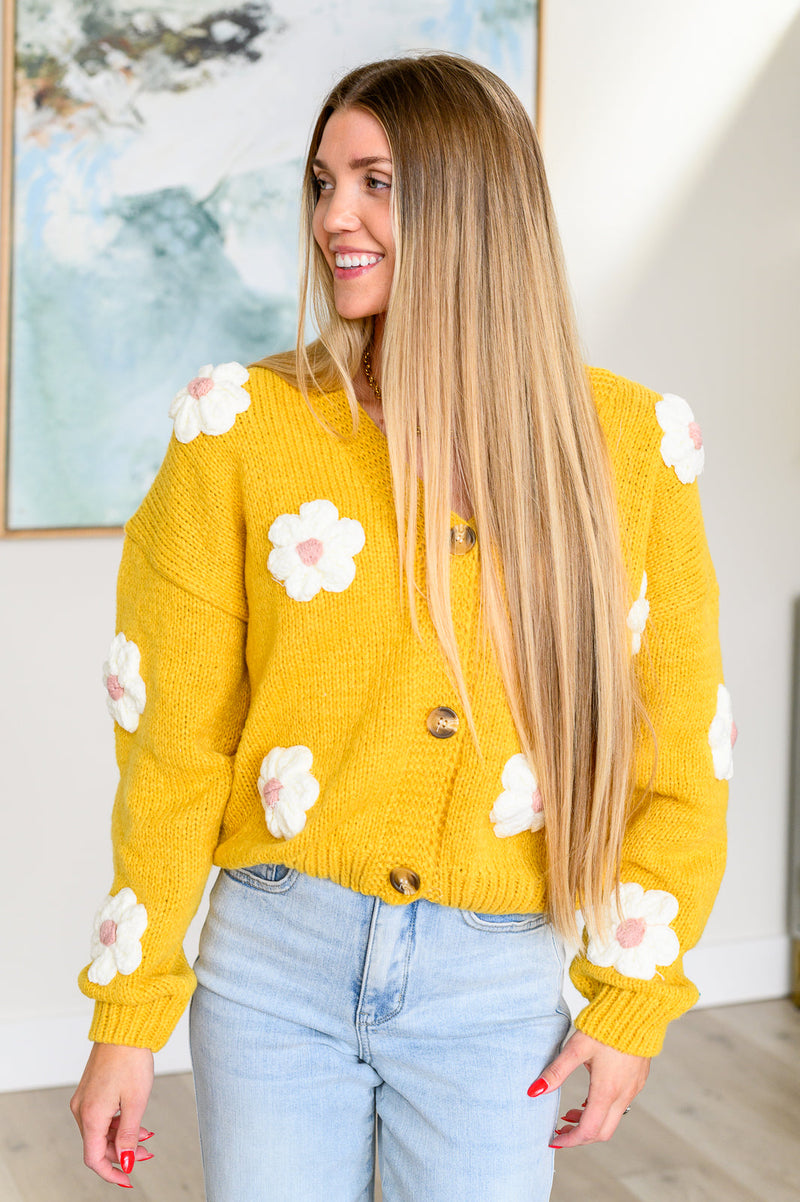Hazel Blues® |  You're Enough Floral Cardigan