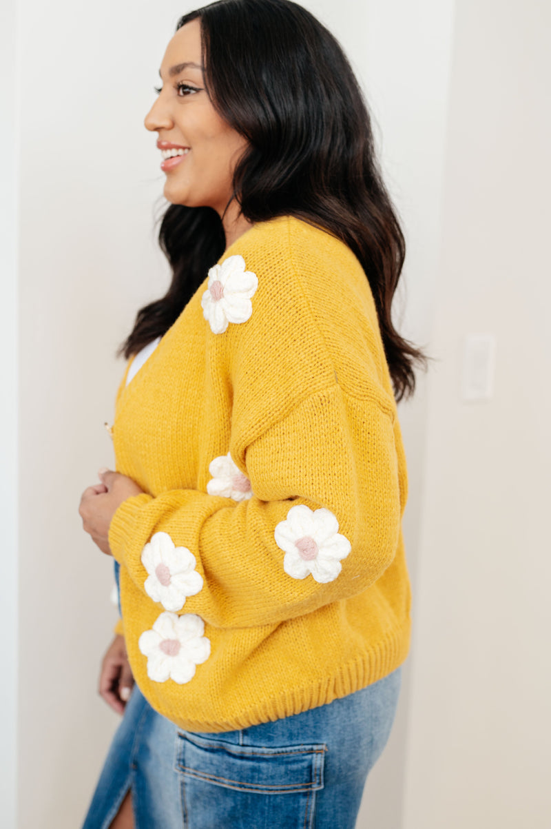 Hazel Blues® |  You're Enough Floral Cardigan
