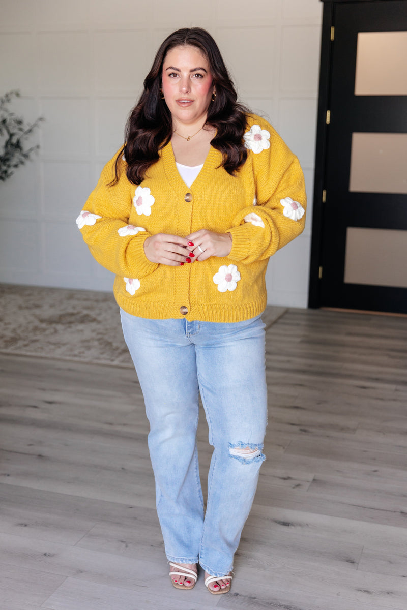 Hazel Blues® |  You're Enough Floral Cardigan
