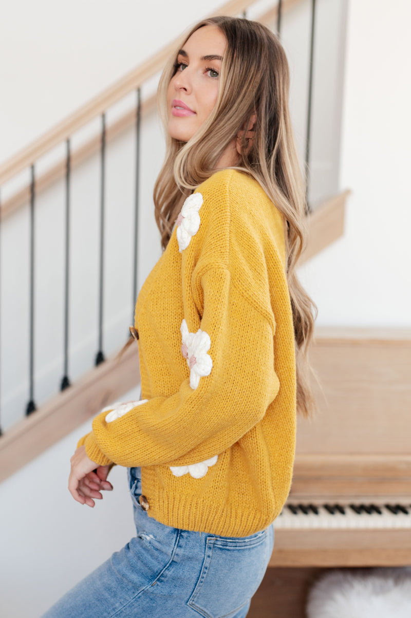 Hazel Blues® |  You're Enough Floral Cardigan