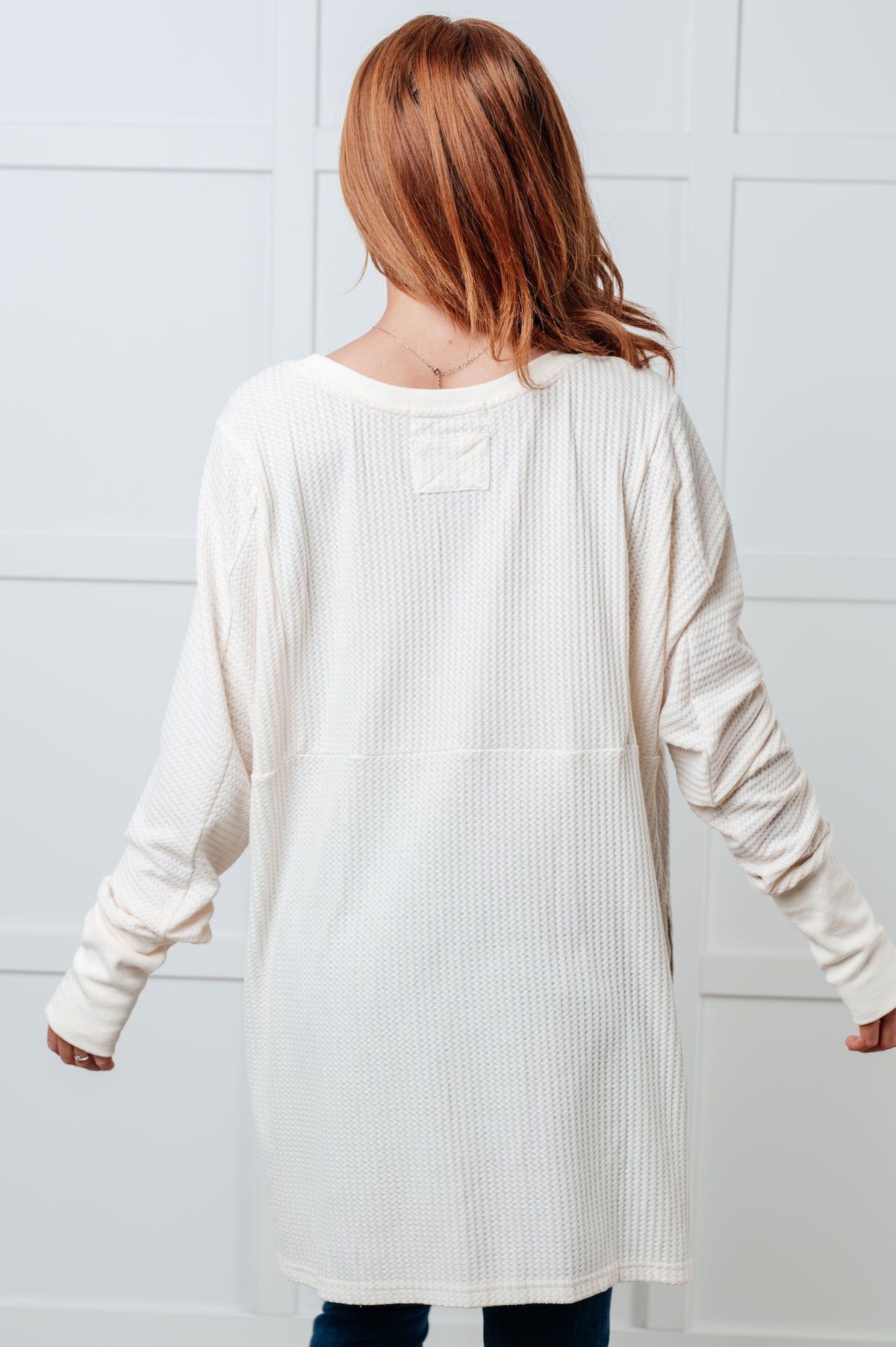 Hazel Blues® |  You're Too Kind Waffle Knit Top