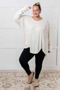 Hazel Blues® |  You're Too Kind Waffle Knit Top