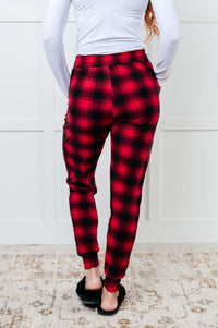 Hazel Blues® |  Your New Favorite Joggers in Red Plaid