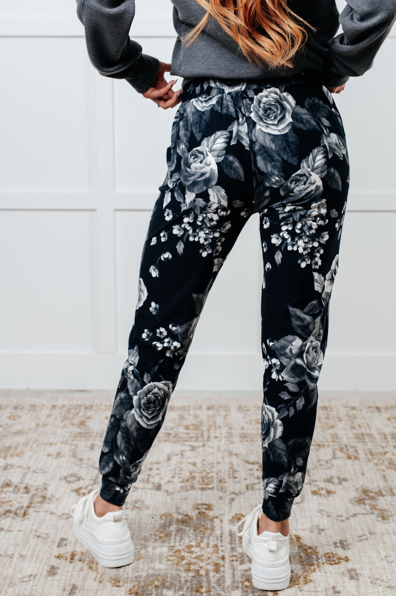 Hazel Blues® |  Your New Favorite Joggers in Rose Print