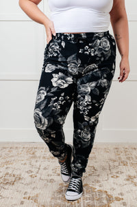 Hazel Blues® |  Your New Favorite Joggers in Rose Print