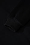 Hazel Blues® |  Black Solid Collared Sweatshirt and High Waist Pants Active Set