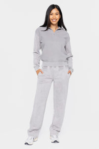 Hazel Blues® |  Mono B Elastic Waist Fleece Pants with Pockets