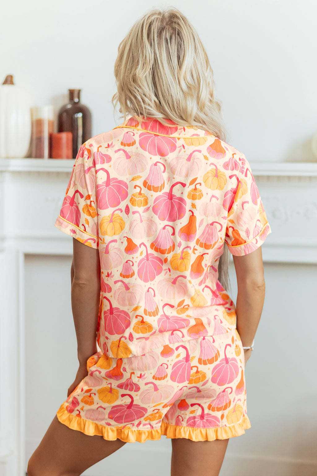 Pumpkin Darling Lounge Short Set
