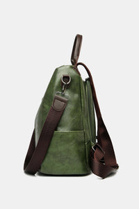 Hazel Blues® |  PU Leather Backpack Bag