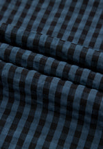 Hazel Blues® |  Plaid Wide Strap Wide Leg Overalls