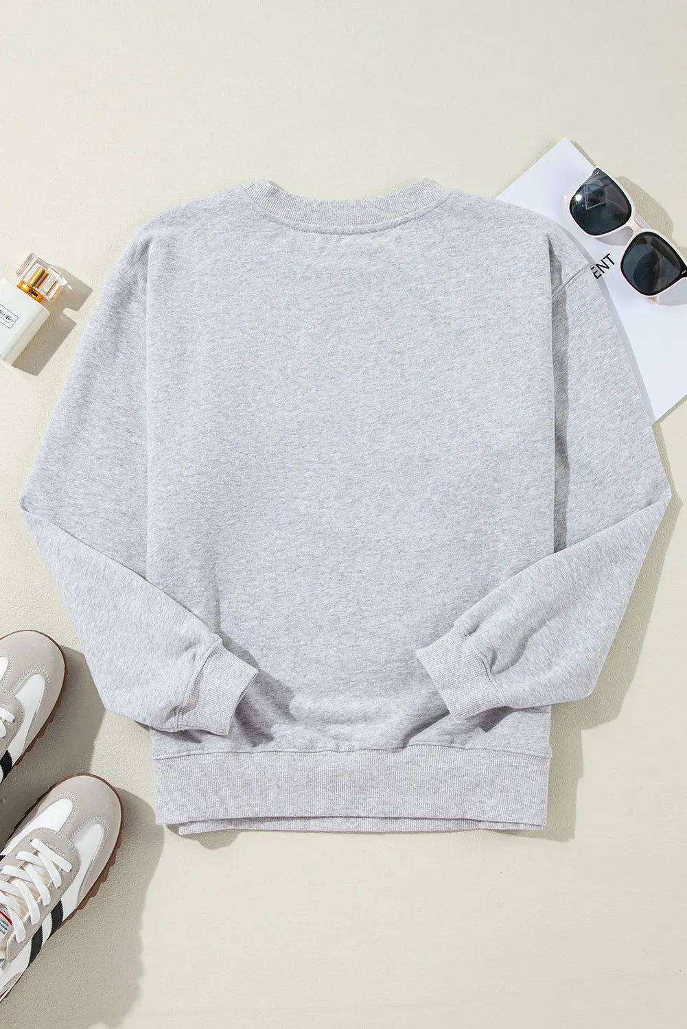 Hazel Blues® |  Round Neck Long Sleeve Sweatshirt