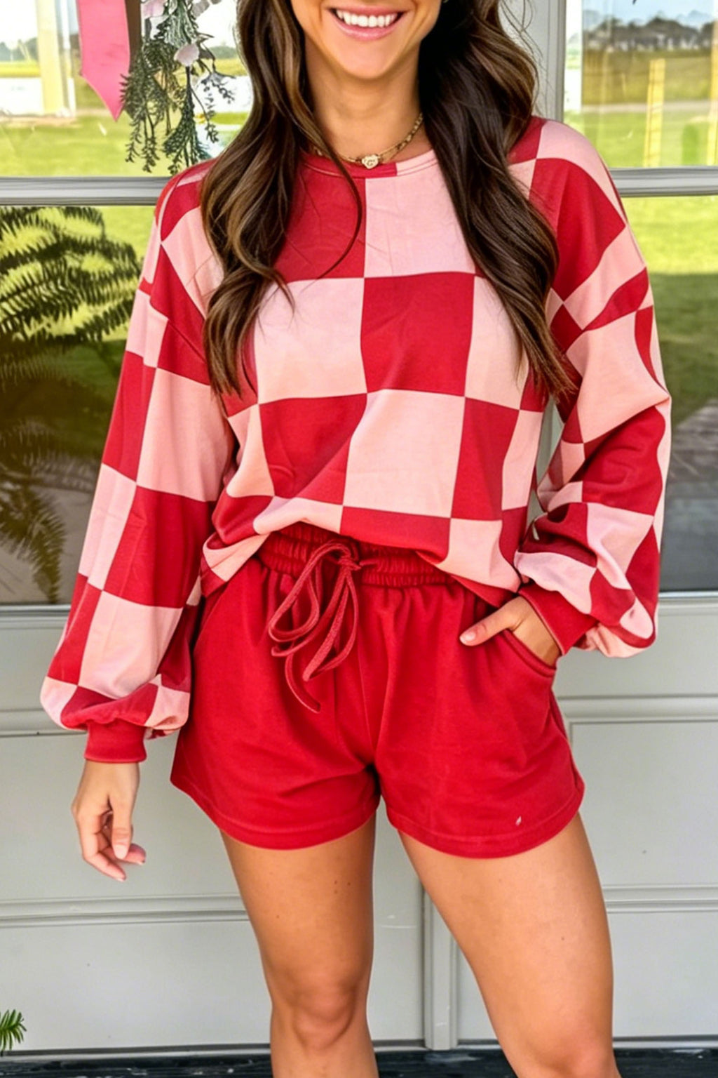 Alina Jane Plaid Checkered Shorts