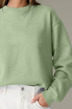 Hazel Blues® |  Round Neck Long Sleeve Sweatshirt