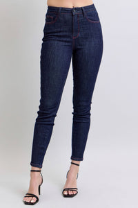 Hazel Blues® |  Judy Blue Heart Shaped Back Pockets Skinny Jeans