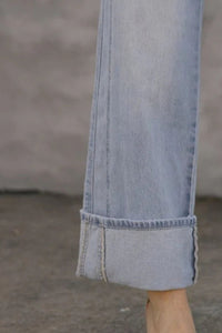 Hazel Blues® |  Straight Leg Jeans with Pockets