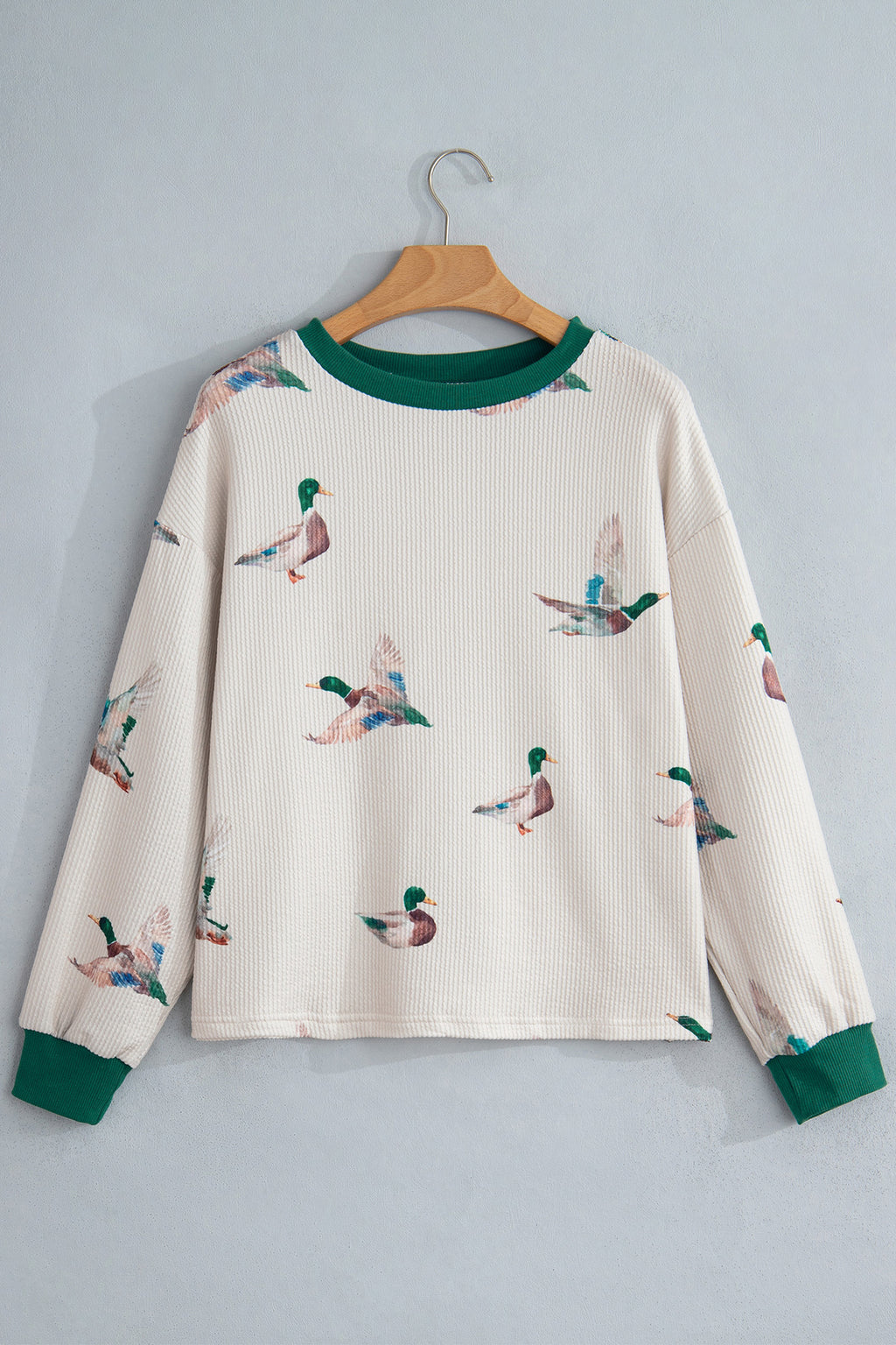 Hattie Brooke Beige Mallard Top