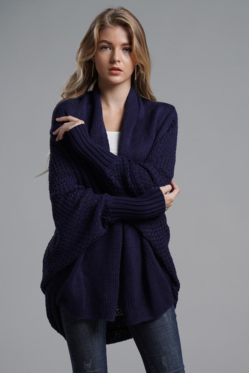 Hazel Blues® |  Open Front Batwing Sleeve Cardigan