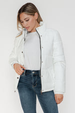 Hazel Blues® |  YMI Pocketed Zip Up Turtleneck Puffer Jacket