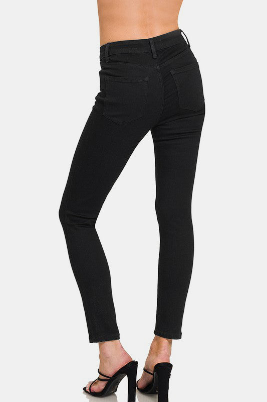 Zenana High Rise Skinny Jeans with Pockets