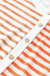 Hazel Blues® |  Striped Round Neck Sleeveless Jumpsuit