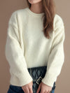 Hazel Blues® |  Round Neck Long Sleeve Sweater