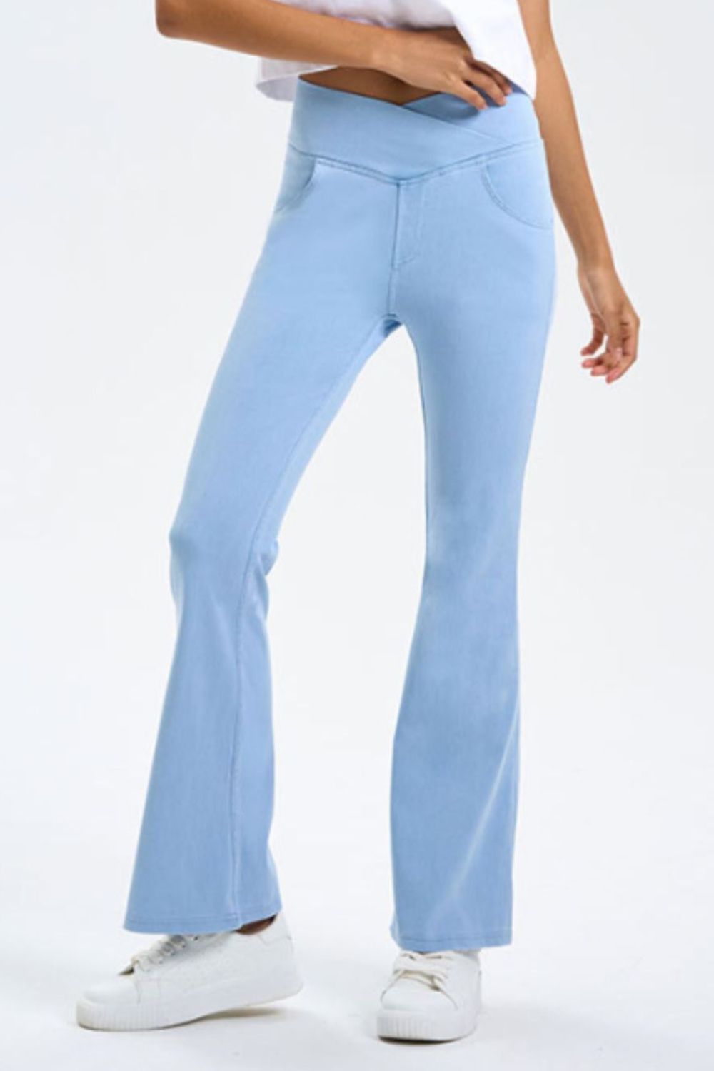 Hazel Blues® |  Basic Bae Pocketed Highly Stretchy Bootcut Jeans