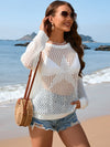 Hazel Blues® |  Openwork Dropped Shoulder Cover Up