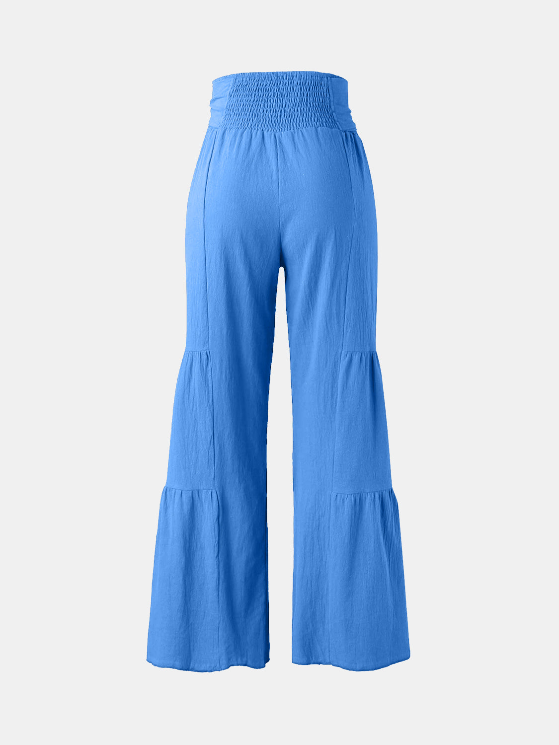 Hazel Blues® |  Tied Ruched Wide Leg Pants