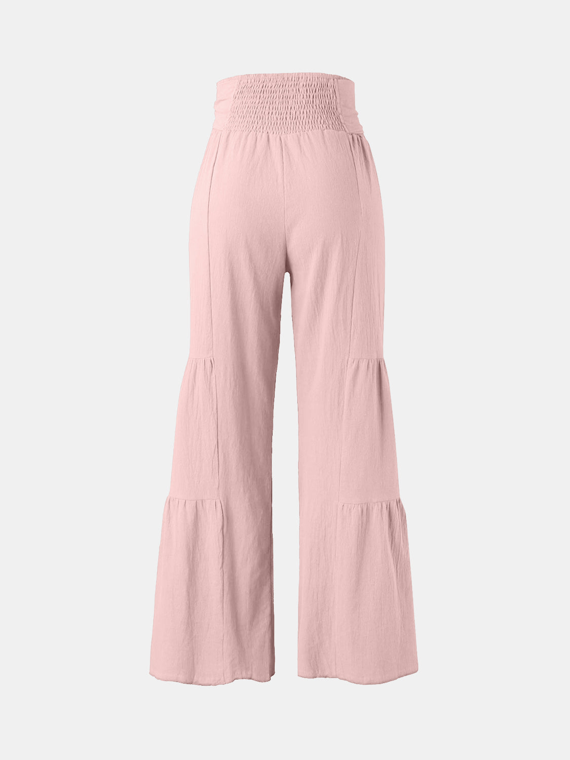 Hazel Blues® |  Tied Ruched Wide Leg Pants