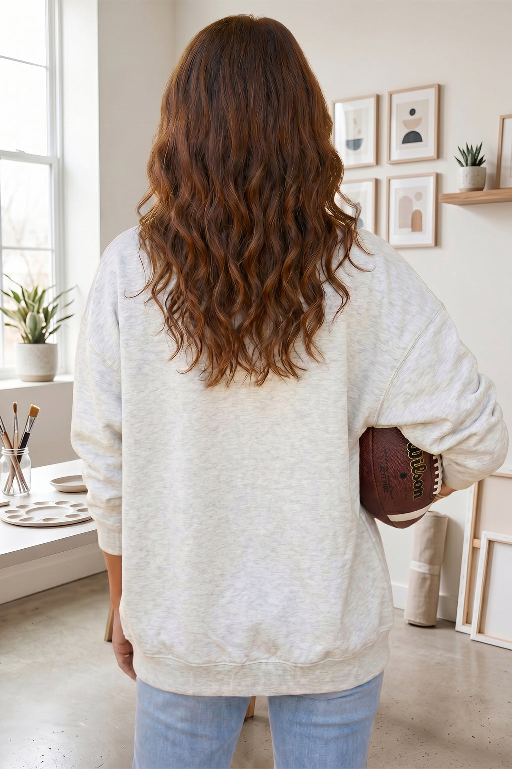 Light Gray Solid Color Zip Front Jacket Style Sweatshirt