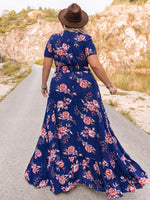 Hazel Blues® | V-Neck Maxi Dress
