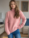 Hazel Blues® |  Turtleneck Long Sleeve Sweater