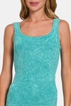 Hazel Blues® |  Zenana Ribbed Scoop Neck Tank