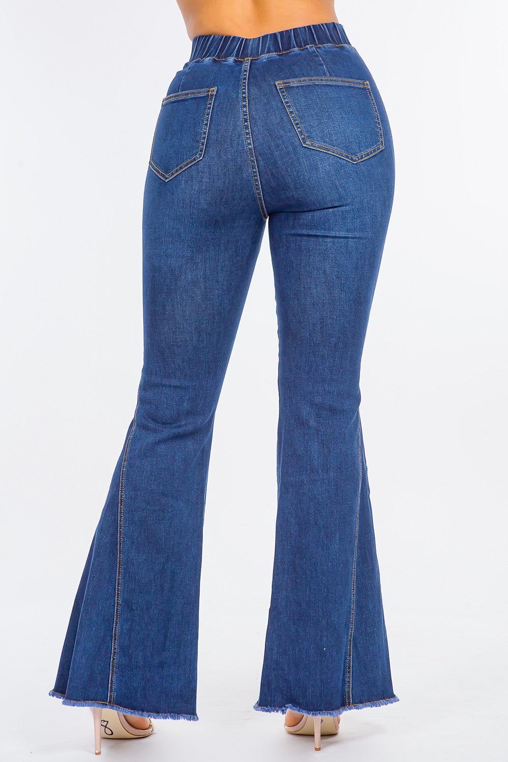 Hazel Blues® |  American Bazi High Waist Curvy Flare Jeans