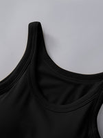 Hazel Blues® |  Round Neck Tank with Bra