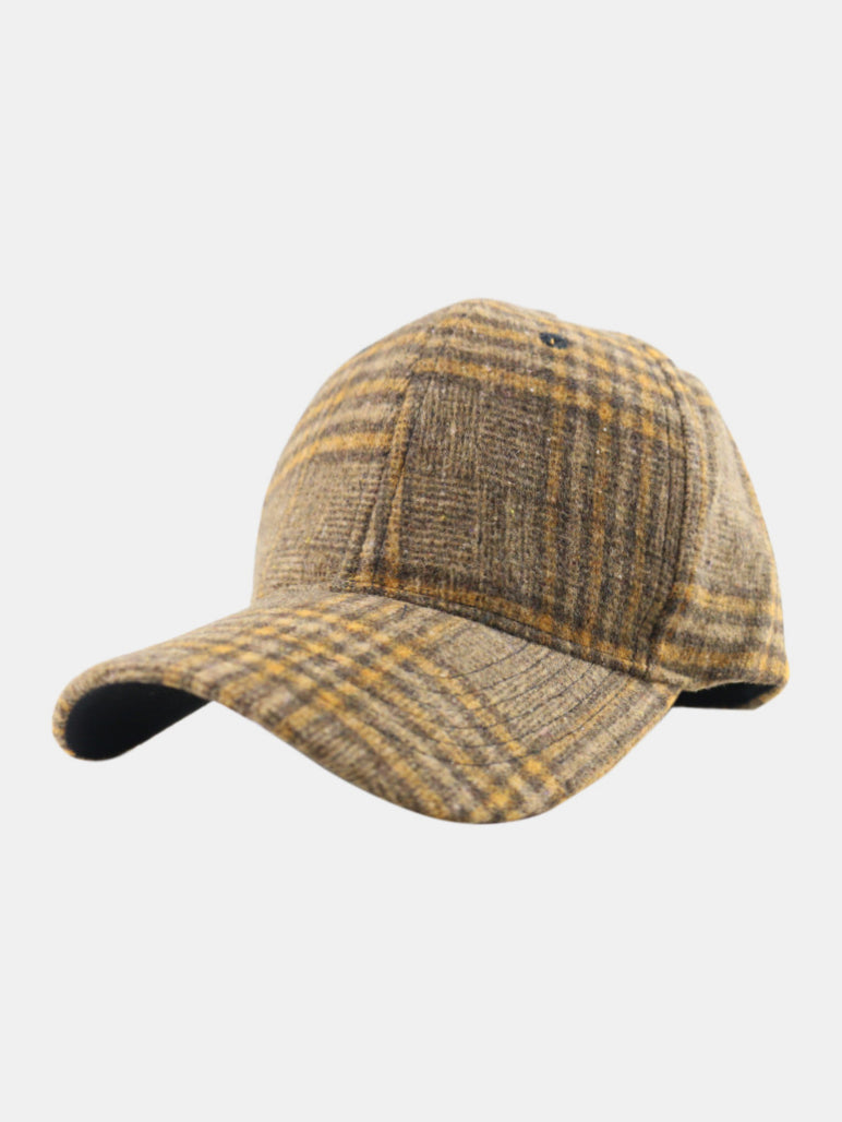 Hazel Blues® |  Plaid Adjustable Cotton Baseball Cap