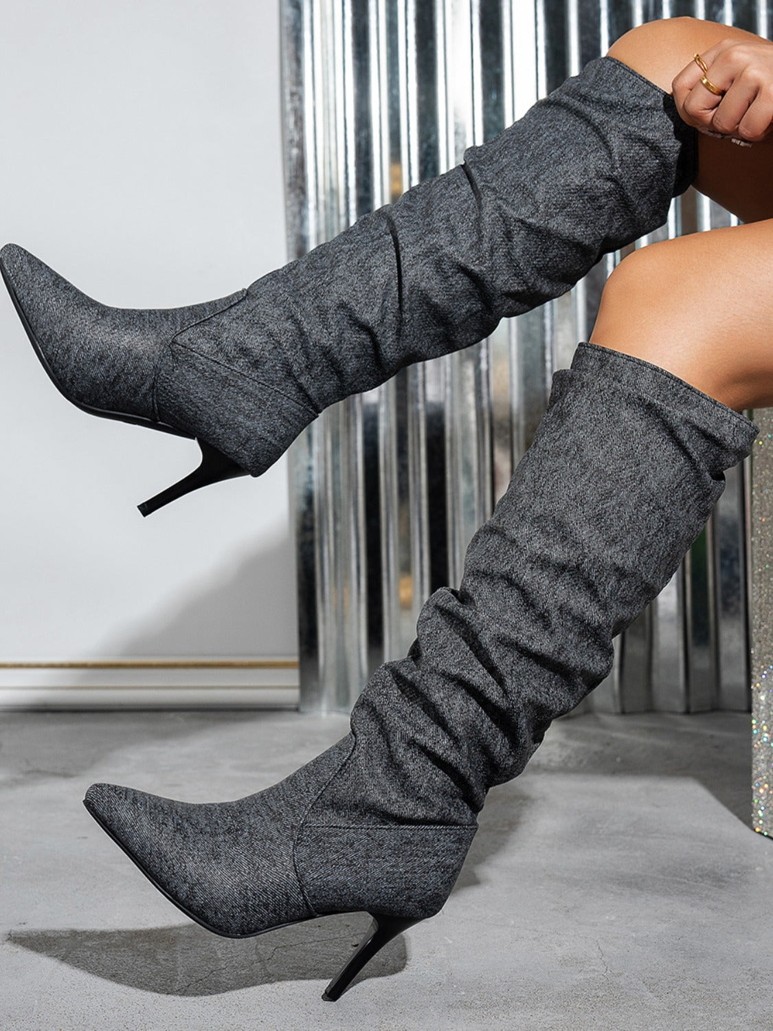 Hazel Blues® |  Point Toe Stiletto Boots