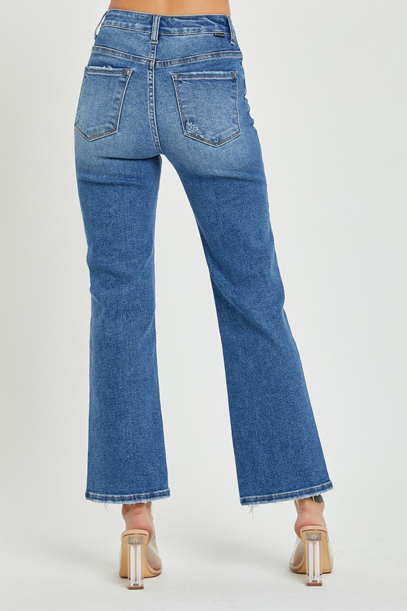 Hazel Blues® |  RISEN High Rise Straight Jeans