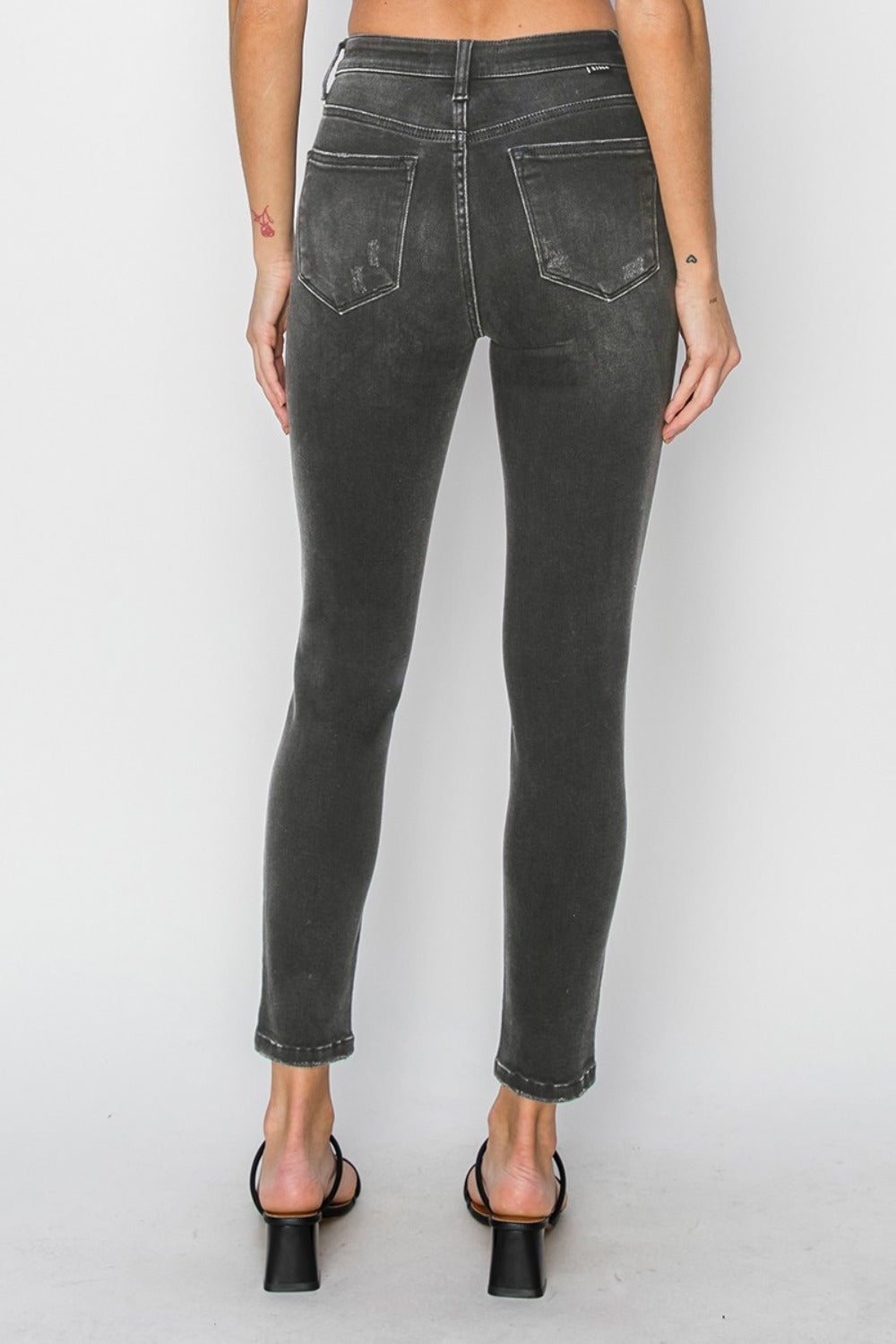 Hazel Blues® |  RISEN High Rise Ankle Skinny Jeans